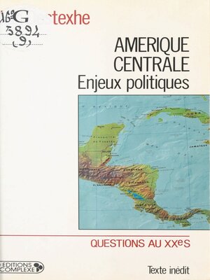 cover image of Amérique centrale
